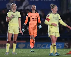 Chelsea Women V Arsenal Women 2021-22 Prints: Manuela Zinsberger: In Action for Arsenal Women in FA WSL Match vs. Chelsea