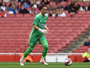 Arsenal Women V Chelsea Women - Mind Series 2021-22 Prints: Manuela Zinsberger in Action: Arsenal Women vs