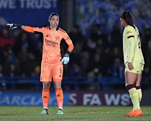 Chelsea Women V Arsenal Women 2021-22 Prints: Manuela Zinsberger in Action: Arsenal Women vs. Chelsea (FA WSL)