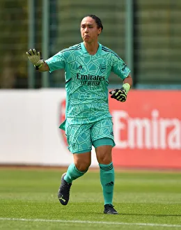 Arsenal Women V Brighton And Hove Albion Women - Pre Season 2022-23 Prints: Manuela Zinsberger in Action: Arsenal Women vs Brighton & Hove Albion Pre-Season Clash