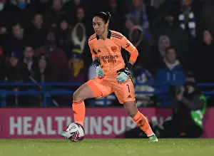 Manuela Zinsberger: Arsenal Goalkeeper in Action against Chelsea Women in FA WSL Match
