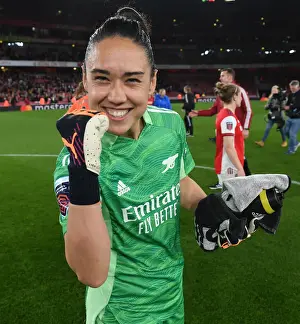Manuela Zinsberger's Emotional Reaction: Arsenal Women's FA WSL Victory Over Tottenham Hotspur