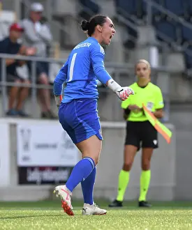 Arsenal Women V Paris FC 2023-24 Prints: Manuela Zinsberger's Heroic Penalty Save: Arsenal Women Defy Paris FC in UEFA Champions League