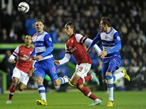 Maraooune Chamakh (Arsenal) Sean Morrison and Chris Gunter (Reading). Reading 5: 7 Arsenal