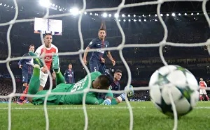 Arsenal V Paris Saint-Germain 2016-17 Prints: Marco Verratti's Embarrassing Own Goal: Arsenal FC vs Paris Saint-Germain