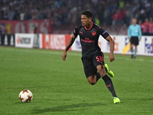 Marcus McGuane in Action: Arsenal vs. Red Star Belgrade, Europa League 2017-18