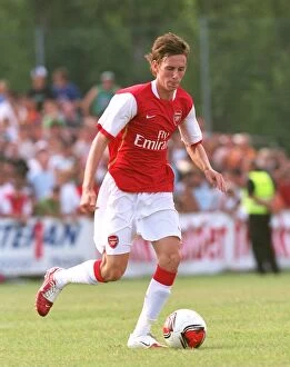 Schwadorf v Arsenal 2006-07 Collection: Mark Randall in Action for Arsenal at Schwadorf Pre-Season Friendly, 2006