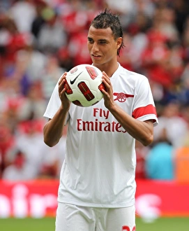 Marouane Chamakh (Arsenal). Arsenal 3: 2 Celtic. Emirates Cup Pre Season