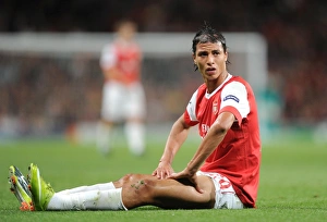 Arsenal V SC Braga 2010-11 Prints: Marouane Chamakh (Arsenal). Arsenal 6: 0 SC Braga, UEFA Champions League