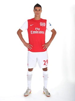 Marouane Chamakh (Arsenal). Arsenal Photocall, Emirates Stadium, Arsenal Football Club Marouane Chamakh (Arsenal). Arsenal Photocall, Emirates Stadium, Arsenal Football Club