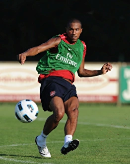 Marouane Chamakh at Arsenal Training Camp, Austria, 2010