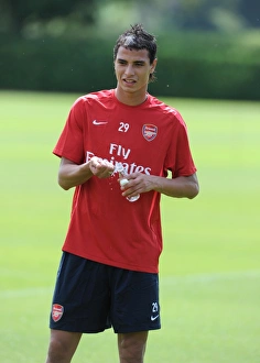 Marouane Chamakh at Arsenal Training Ground, 2010