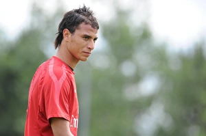 Marouane Chamakh Prints: Marouane Chamakh at Arsenal Training Ground, 2010