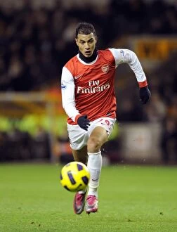 Images Dated 10th November 2010: Marouane Chamakh (Arsenal). Wolverhampton Wanderers 0: 2 Arsenal. Barclays Premier League