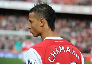 Marouane Chamakh Scores the Winning Goal for Arsenal against Birmingham City in the Premier League