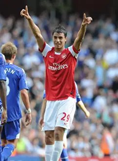 Arsenal V Bolton Wanderers 2010-11 Prints: Marouane Chamakh's Brace: Arsenal's 4-1 Victory Over Blackburn Rovers