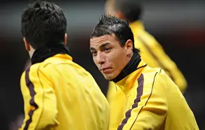 Arsenal V Ipswich Town Carling Cup 2010-11 Prints: Marouane Chamakh's Hat-Trick: Arsenal Crushes Ipswich Town 3-0 in Carling Cup Semi-Final (3-1 agg)