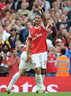 Marouane Chamakh's Sixth Goal: Arsenal Crushes Blackpool 6-0