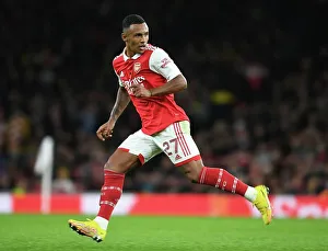 Marquinhos in Action: Arsenal vs Brighton & Hove Albion - Carabao Cup Clash at Emirates Stadium