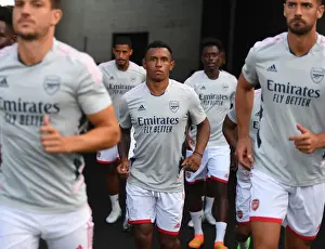 Arsenal V Chelsea - Florida Cup 2022-23 Prints: Marquinhos Goes Head-to-Head with Chelsea in Florida Cup Clash