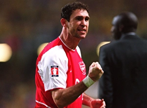 Martin Keown (Arsenal) celebrates after the match. Arsenal 1:0 Southampton Martin Keown (Arsenal) celebrates after the match. Arsenal 1:0 Southampton