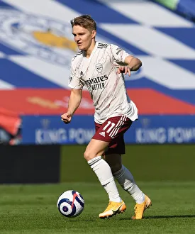 Martin Odegaard in Action: Arsenal vs. Leicester City, Premier League 2020-21