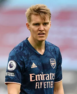 Martin Odegaard in Action: Arsenal vs. West Ham United, Premier League 2020-21