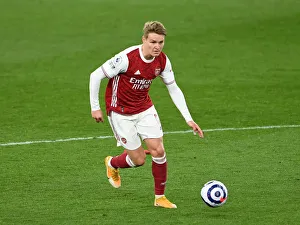 Martin Odegaard in Action: Arsenal vs. Liverpool, Premier League 2020-21, Emirates Stadium