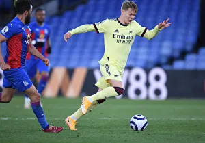 Martin Odegaard in Action: Arsenal vs. Crystal Palace, 2020-21 Premier League