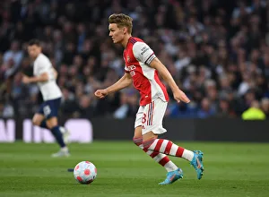 Tottenham Hotspur V Arsenal 2021-22 Prints: Martin Odegaard in Action: Arsenal vs. Tottenham Hotspur, Premier League 2021-22
