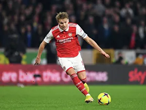 Martin Odegaard in Action: Arsenal vs. Wolverhampton Wanderers, Premier League 2022-23
