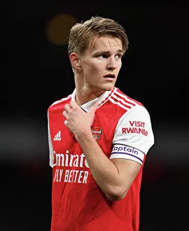 Martin Odegaard in Action: Arsenal vs. Chelsea - A Premier League Showdown at Emirates Stadium, London 2023