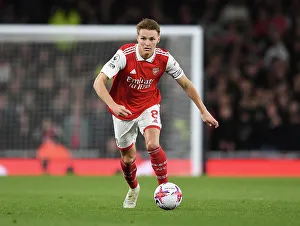 Martin Odegaard in Action: Arsenal vs. Chelsea - Premier League 2022-23: A Battle at Emirates Stadium