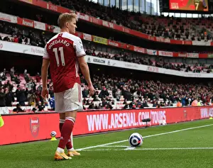 Martin Odegaard in Action: Arsenal vs Brighton & Hove Albion, Premier League 2020-21