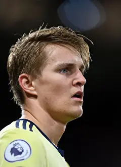 Martin Odegaard in Action: Arsenal vs Crystal Palace - Premier League Clash (2021-22)