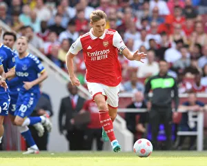 Martin Odegaard in Action: Arsenal vs Everton, Premier League 2021-22