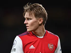 Martin Odegaard in Action: Arsenal vs Leicester City, Premier League 2021-22