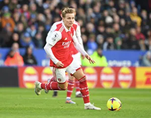 Leicester City V Arsenal 2022-23 Prints: Martin Odegaard in Action: Arsenal vs Leicester City, Premier League 2022-23