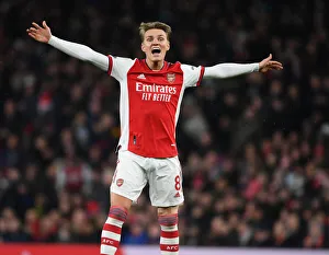 Martin Odegaard in Action: Arsenal vs Liverpool, Premier League 2021-22, Emirates Stadium