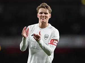 Martin Odegaard in Action: Arsenal vs Liverpool - Emirates FA Cup Third Round, 2023-24