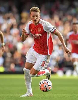 Martin Odegaard in Action: Arsenal vs Manchester United, Premier League 2023-24
