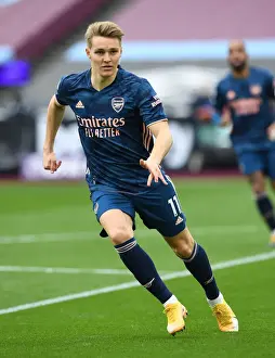 Martin Odegaard in Action: Arsenal vs West Ham United, Premier League 2020-21