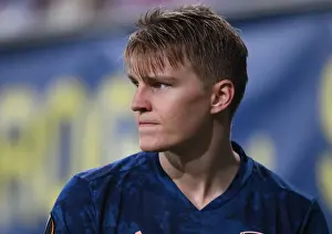 Villarreal V Arsenal 2020-21 Prints: Martin Odegaard in Action: Arsenal's Europa League Semi-Final Battle against Villarreal (2021)