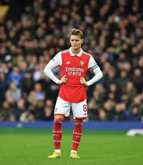 Martin Odegaard in Action: Everton vs Arsenal, Premier League 2022-23