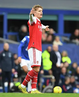 Martin Odegaard in Action: Everton vs Arsenal, Premier League 2022-23