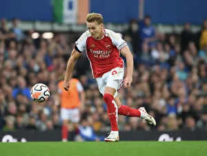 Martin Odegaard in Action: Everton vs Arsenal, Premier League 2023-24