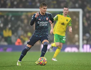 Martin Odegaard in Action: Norwich City vs. Arsenal, Premier League 2021-22