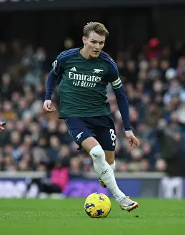 Martin Odegaard in Action: Premier League 2023-24 - Arsenal vs. Fulham
