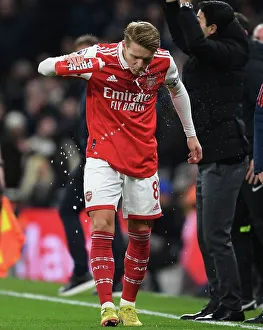Martin Odegaard in Action: Tottenham vs Arsenal, Premier League 2022-23