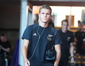 Crystal Palace V Arsenal 2022-23 Prints: Martin Odegaard Arrives at Selhurst Park for Crystal Palace vs
